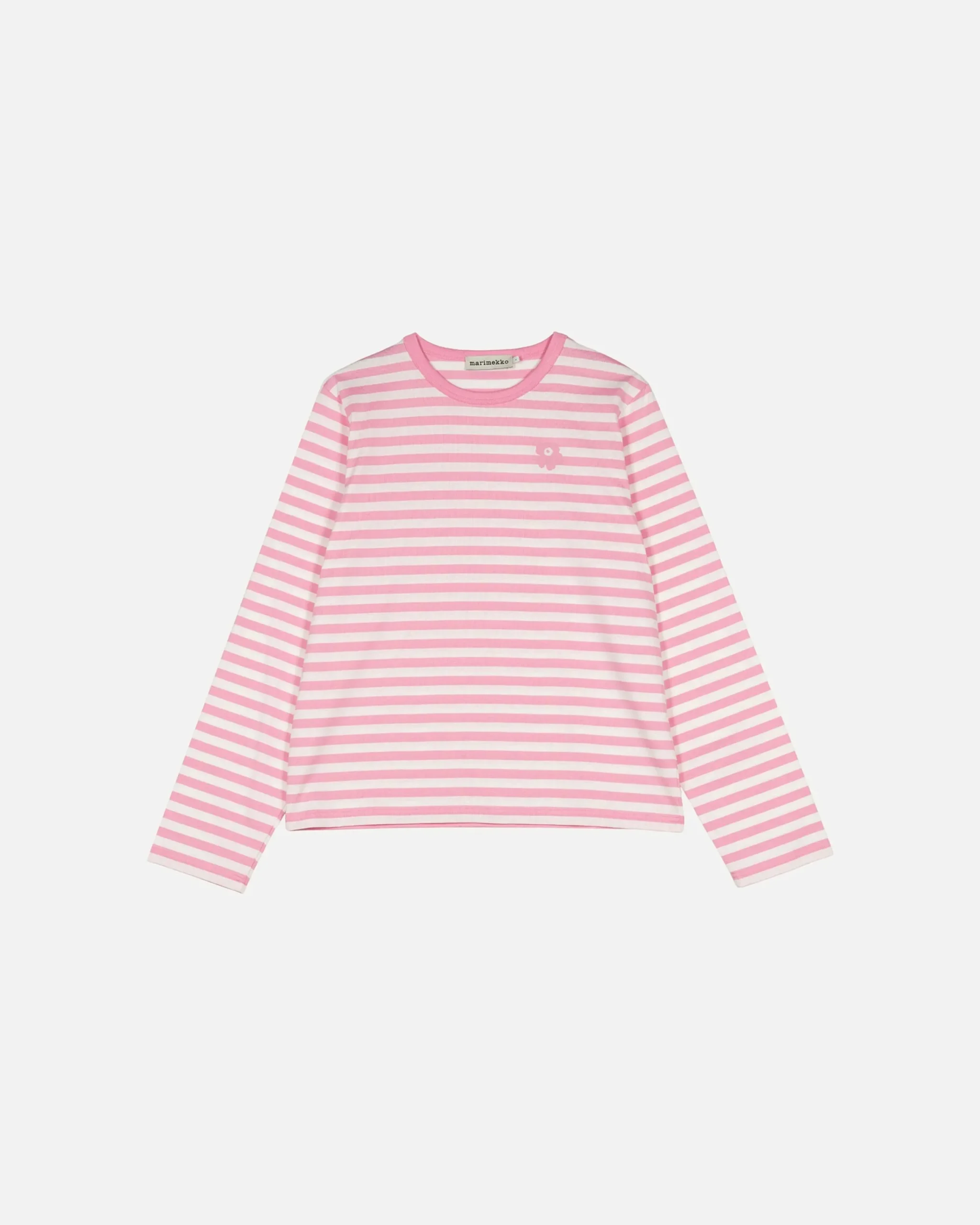 kioski_tasaraita_relaxed_longsleeve_trikoopaita_5.webp Marimekko Paidat Ja Tunikat^Kioski Tasaraita Relaxed Longsleeve Trikoopaita