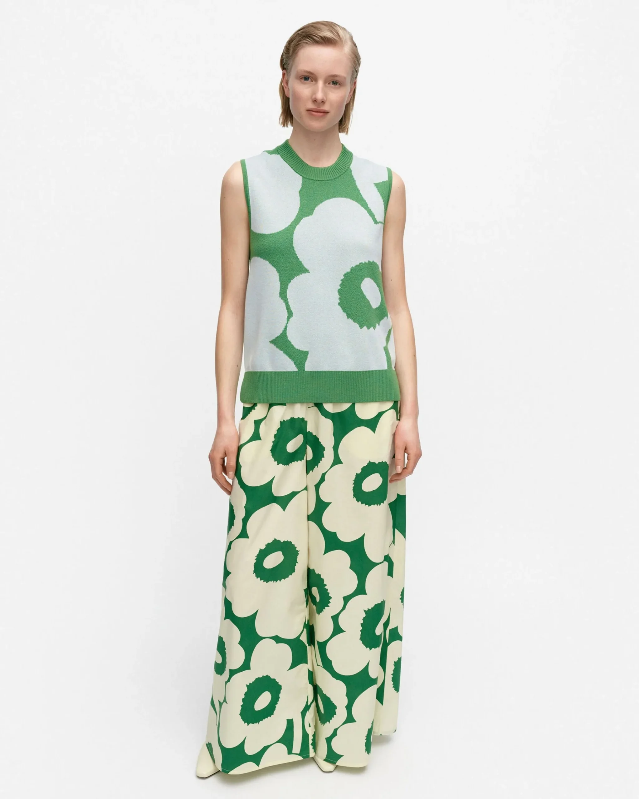 Marimekko Paidat Ja Tunikat^Kulma Unikko Villaneuleliivi