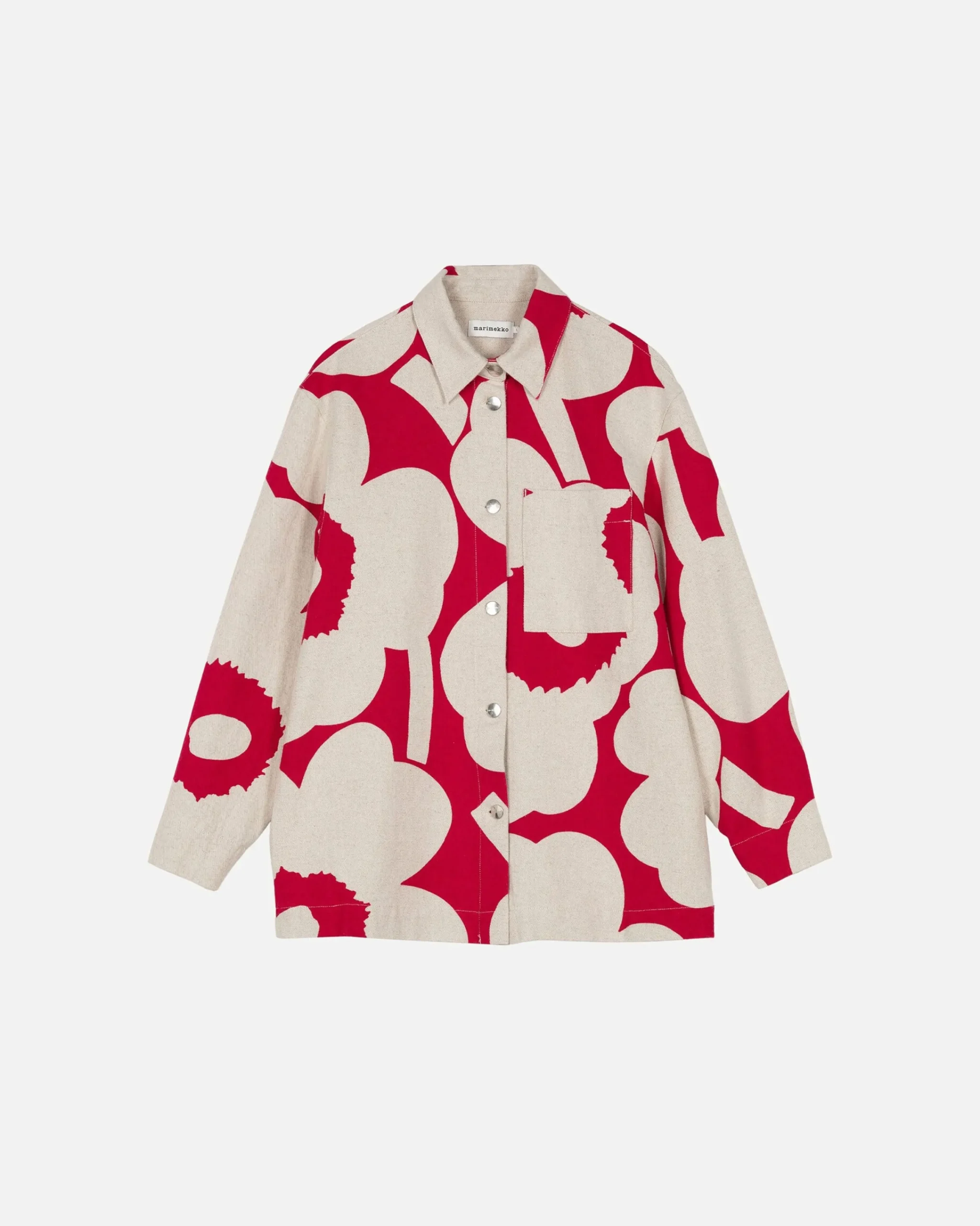 kulmat_unikko_puuvillapellavapaitatakki_4.webp Marimekko Takit Ja Jakut^Kulmat Unikko Puuvillapellavapaitatakki