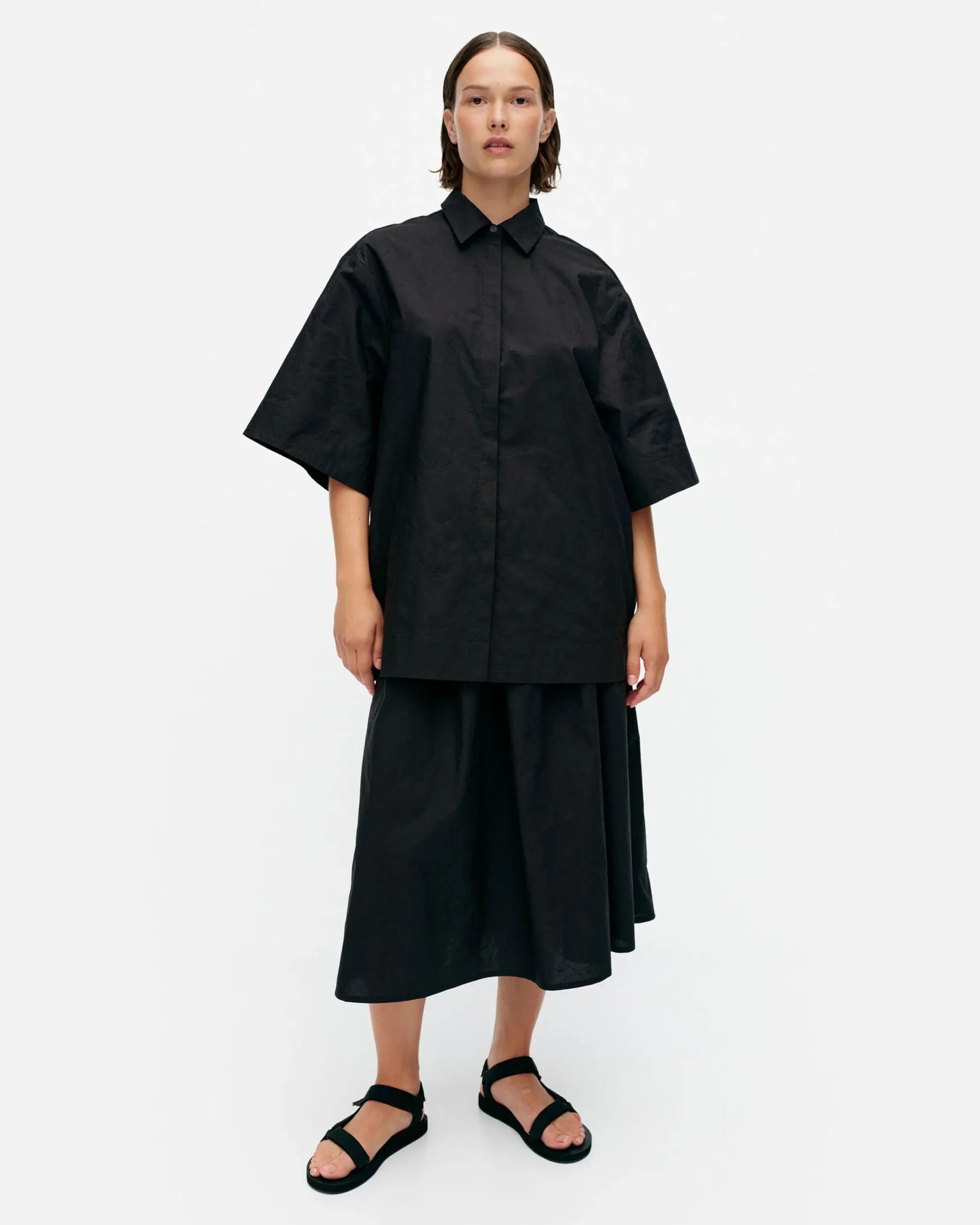 Marimekko Paidat Ja Tunikat^Meara Mini Unikko Puuvillapopliinitunika