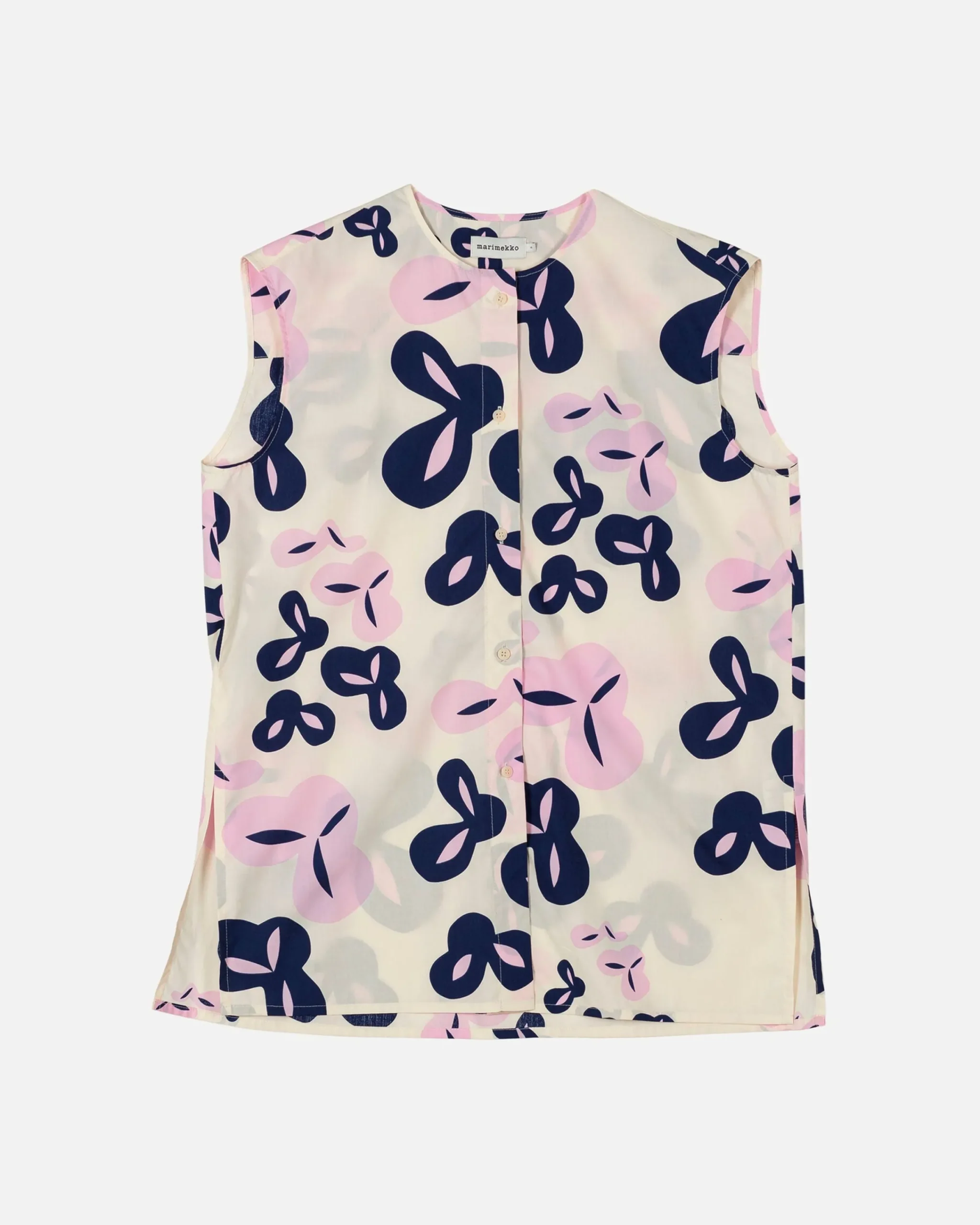pudas_poiminto_puuvillapopliinitunika_4.webp Marimekko Paidat Ja Tunikat^Pudas Poiminto Puuvillapopliinitunika
